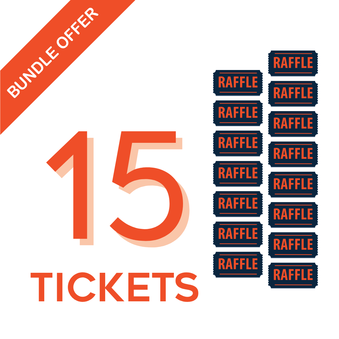 $50 Raffle Ticket Package (15 Entries)